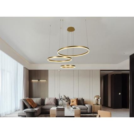 Suspension filaire à intensité variable LED/125W/230V 3000-6500K + Télécommande