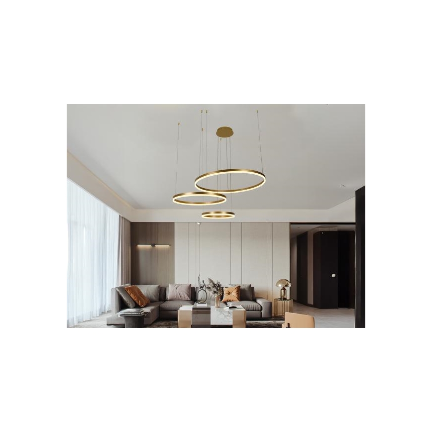 Suspension filaire à intensité variable LED/125W/230V 3000-6500K + Télécommande