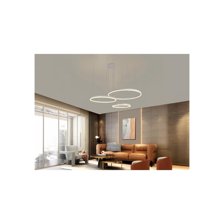 Suspension filaire à intensité variable LED/125W/230V 3000-6500K + Télécommande