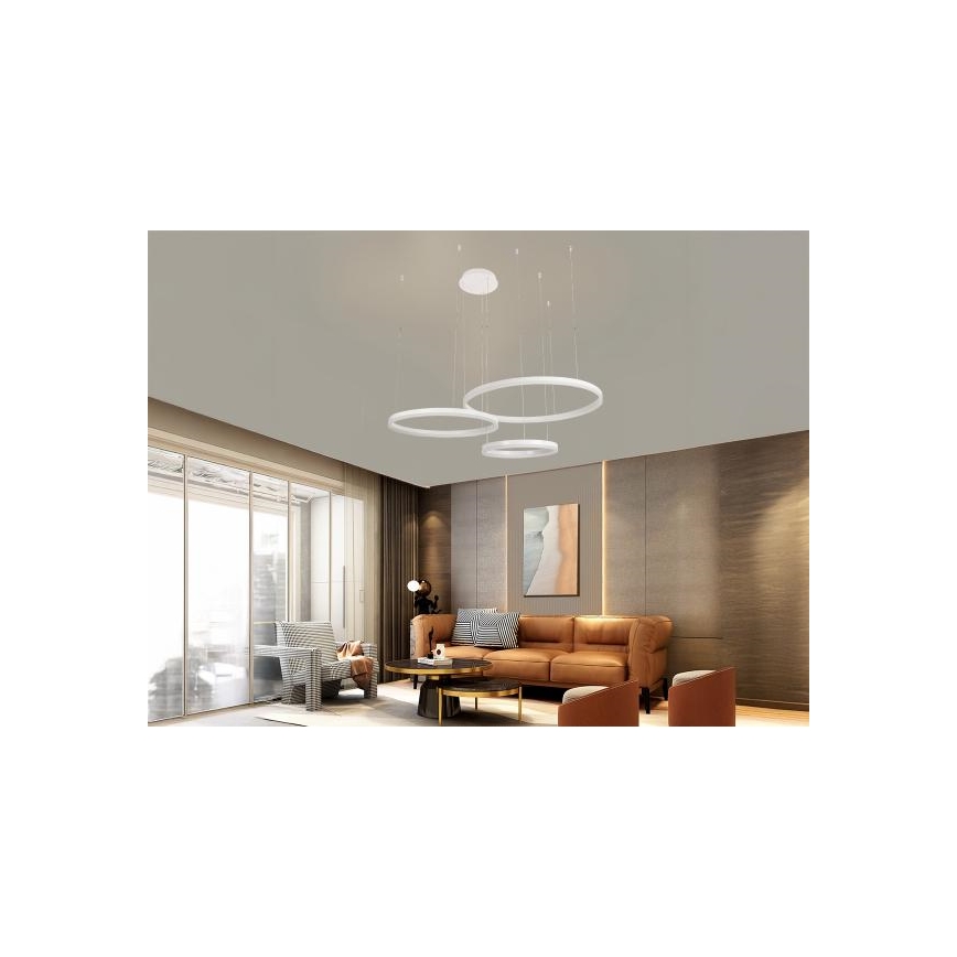 Suspension filaire à intensité variable LED/125W/230V 3000-6500K + Télécommande