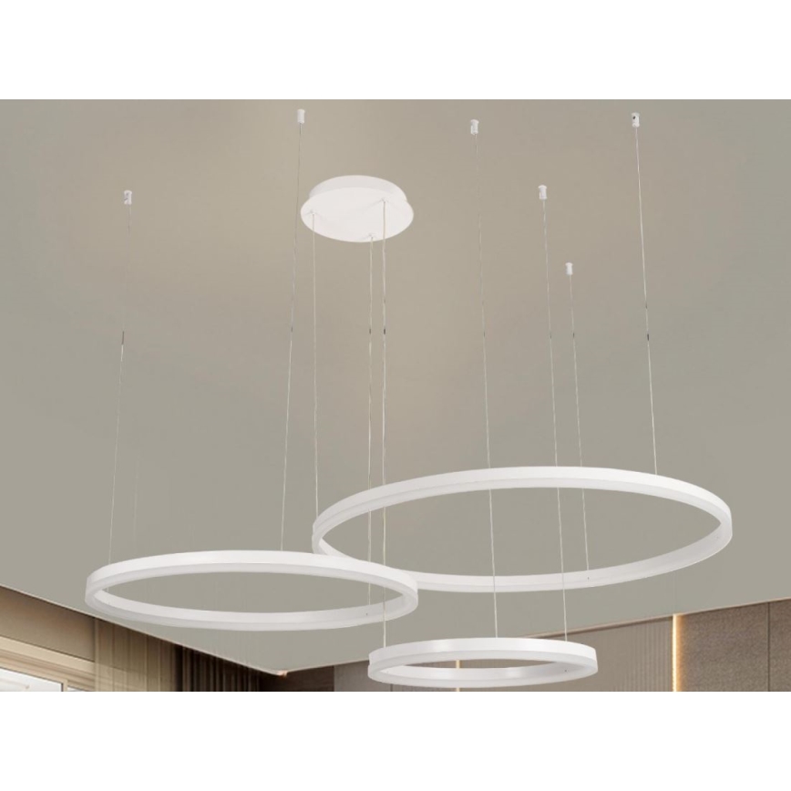 Suspension filaire à intensité variable LED/125W/230V 3000-6500K + Télécommande