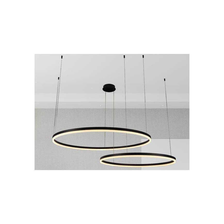 Suspension filaire à intensité variable LED/128W/230V 3000-6500K + Télécommande