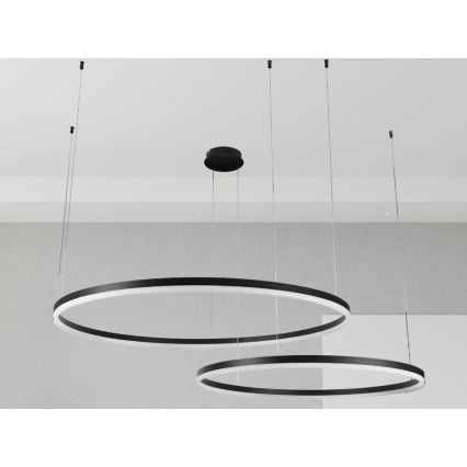 Suspension filaire à intensité variable LED/128W/230V 3000-6500K + Télécommande