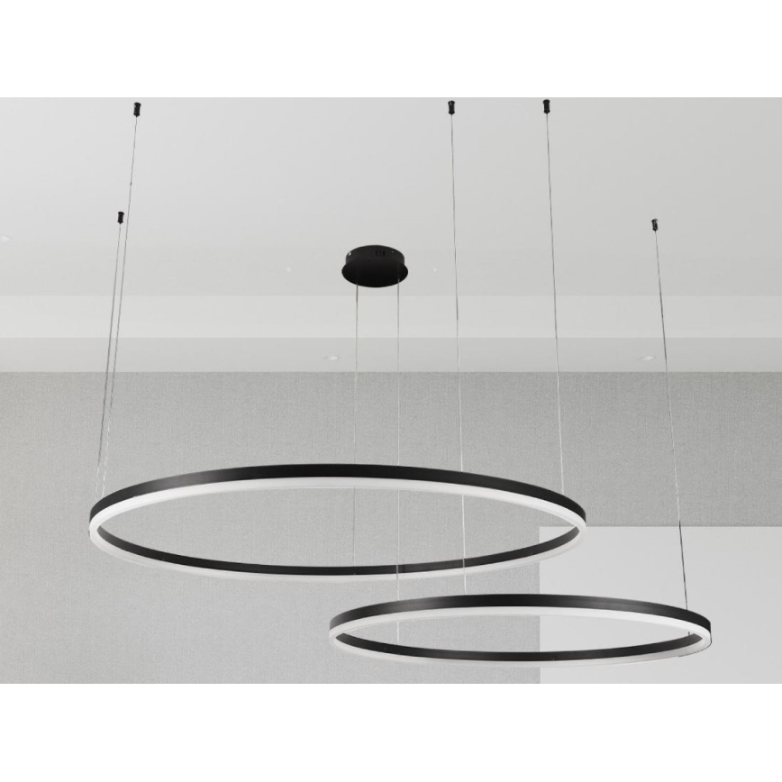 Suspension filaire à intensité variable LED/128W/230V 3000-6500K + Télécommande