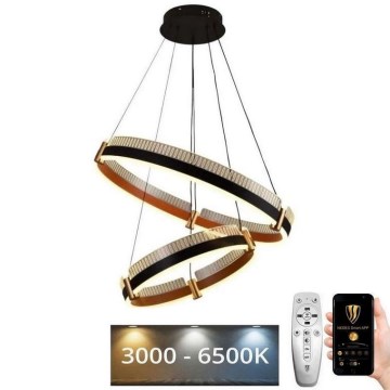 Suspension filaire à intensité variable LED/140W/230V 3000-6500K d. 60 cm + Télécommande