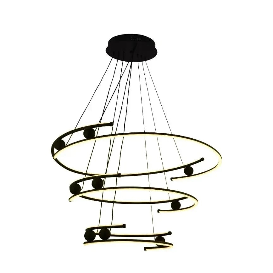 Suspension filaire à intensité variable LED/170W/230V 3000-6500K d. 80 cm + Télécommande