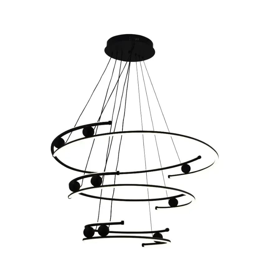 Suspension filaire à intensité variable LED/170W/230V 3000-6500K d. 80 cm + Télécommande