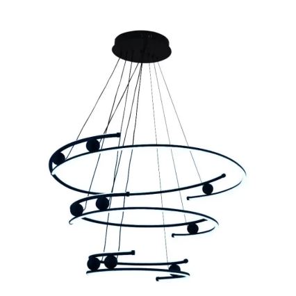 Suspension filaire à intensité variable LED/170W/230V 3000-6500K d. 80 cm + Télécommande