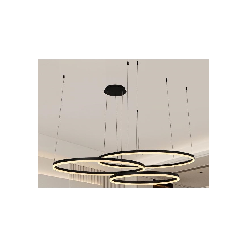Suspension filaire à intensité variable LED/170W/230V 3000-6500K d. 100 cm + Télécommande