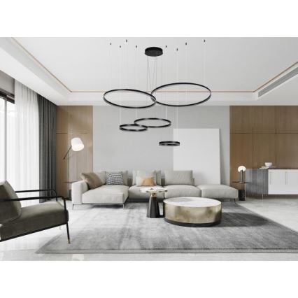 Suspension filaire à intensité variable LED/220W/230V 3000-6500K + Télécommande