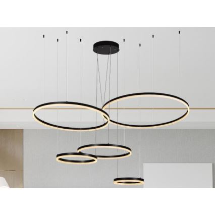Suspension filaire à intensité variable LED/220W/230V 3000-6500K + Télécommande
