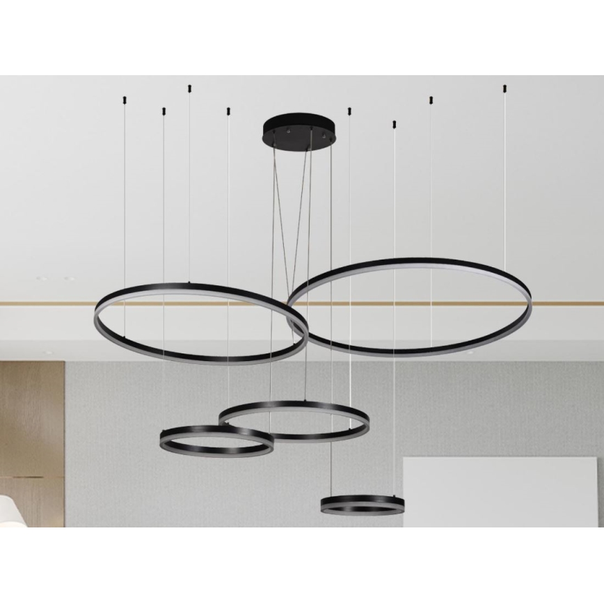 Suspension filaire à intensité variable LED/220W/230V 3000-6500K + Télécommande