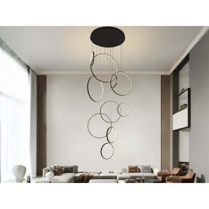 Suspension filaire à intensité variable LED/290W/230V 3000-6500K + Télécommande