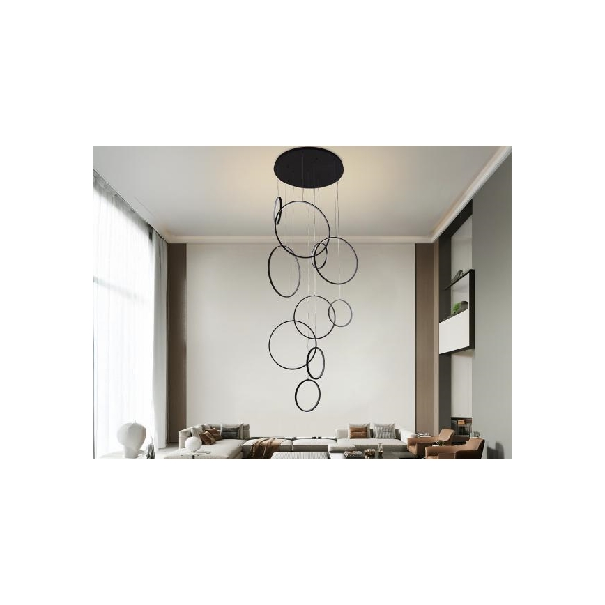Suspension filaire à intensité variable LED/290W/230V 3000-6500K + Télécommande