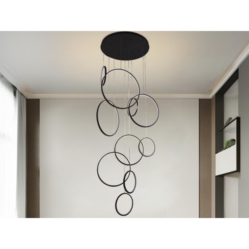 Suspension filaire à intensité variable LED/290W/230V 3000-6500K + Télécommande