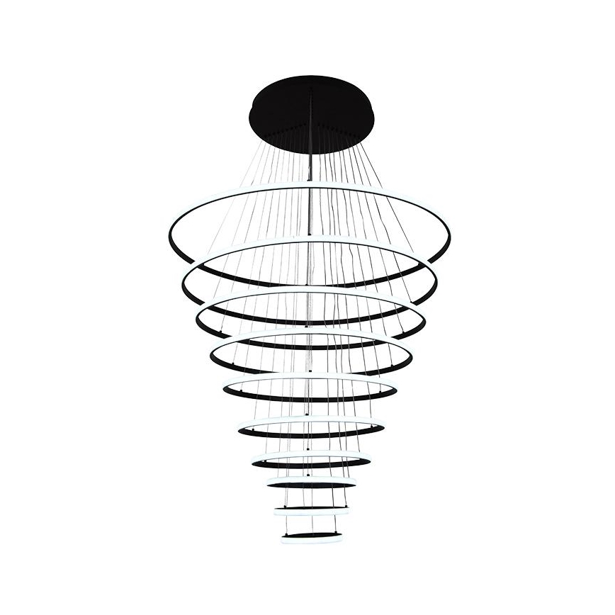 Suspension filaire à intensité variable LED/365W/230V 3000-6500K d. 100 cm + Télécommande