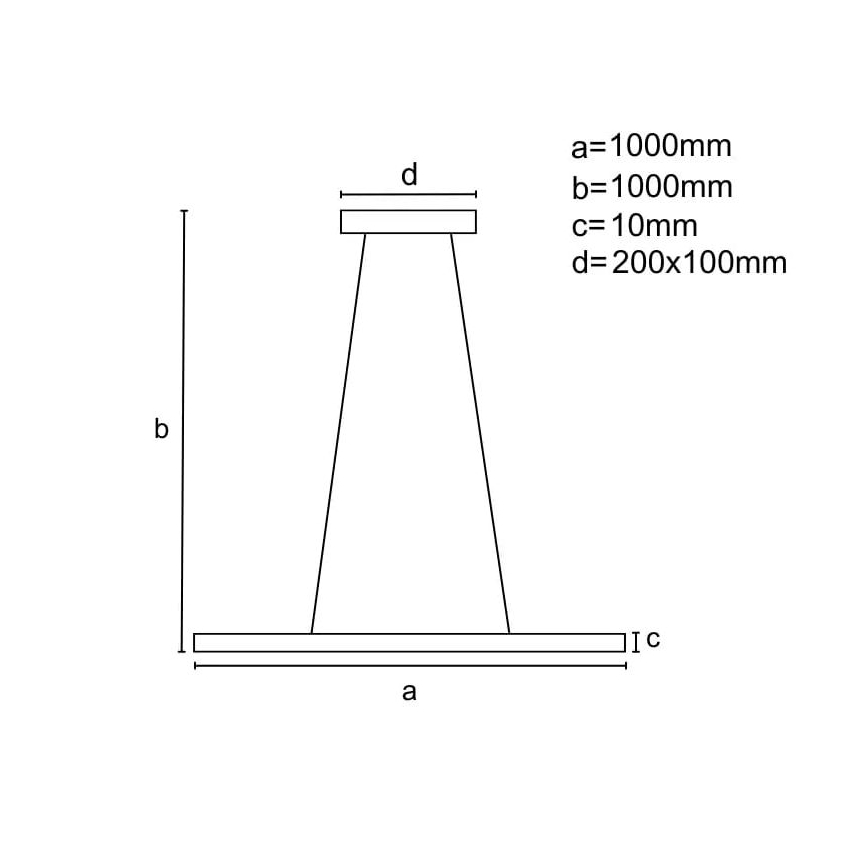 Suspension filaire à intensité variable LED/40W/230V 3000-6500K blanc + télécommande