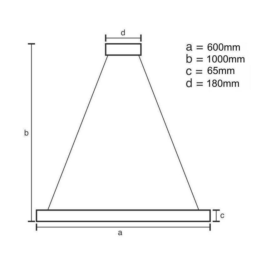 Suspension filaire en cristal à intensité variable LED/40W/230V 3000-6500K chrome brillant + télécommande