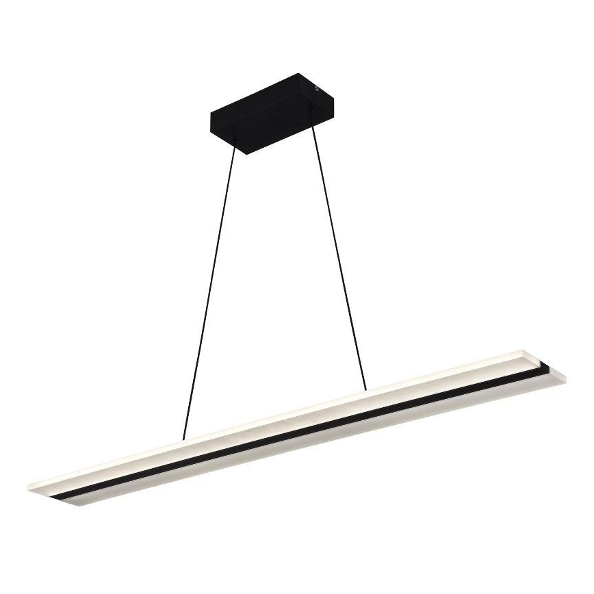 Suspension filaire à intensité variable LED/40W/230V 3000-6500K noir + télécommande