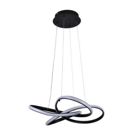 Suspension filaire à intensité variable LED/40W/230V 3000-6500K d. 48 cm noir + Télécommande