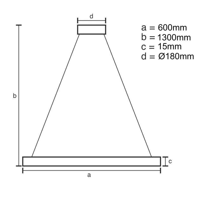Suspension filaire à intensité variable LED/40W/230V 3000-6500K + télécommande