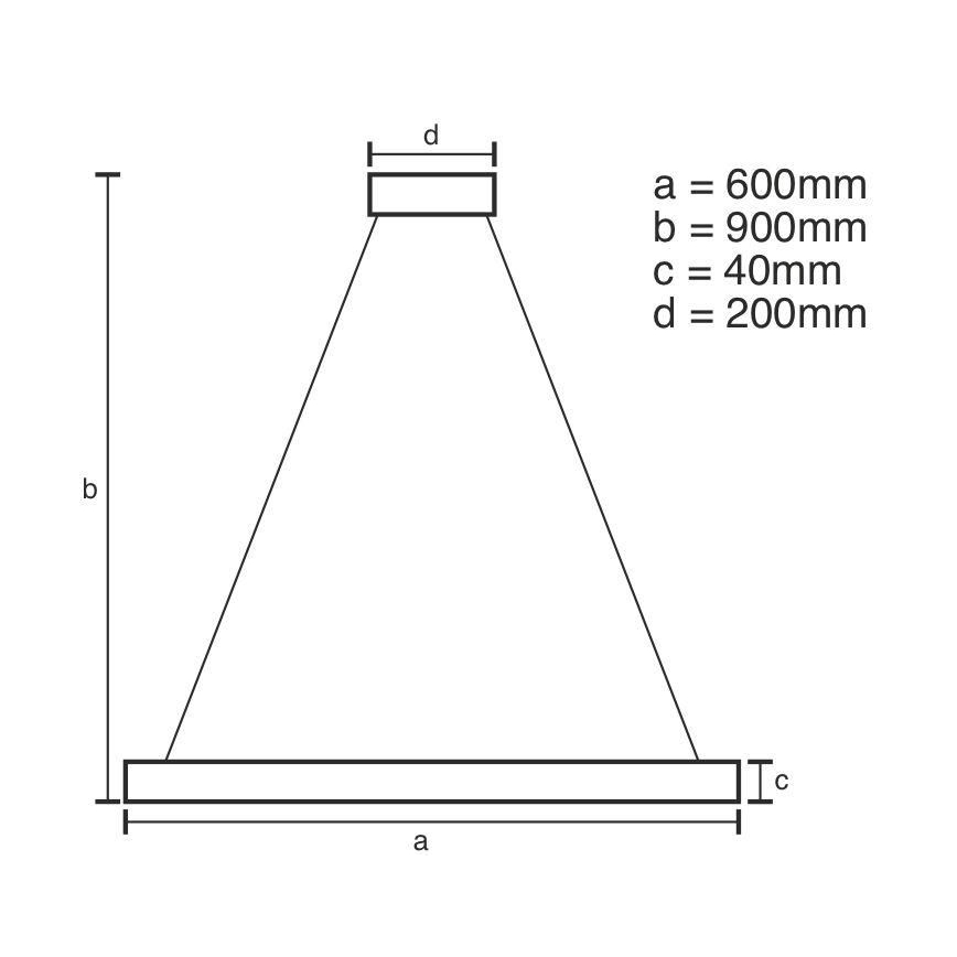 Suspension filaire à intensité variable LED/42W/230V 3000-6500K + télécommande