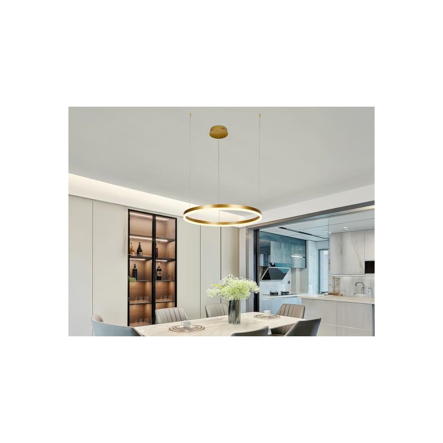 Suspension filaire à intensité variable LED/42W/230V 3000-6500K d. 60 cm + Télécommande