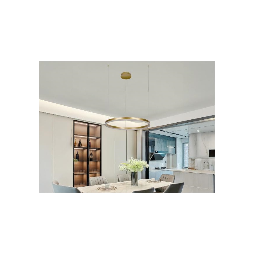Suspension filaire à intensité variable LED/42W/230V 3000-6500K d. 60 cm + Télécommande