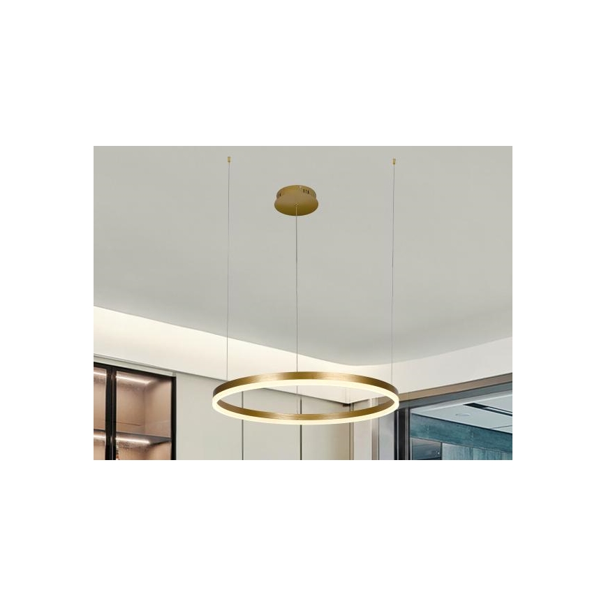 Suspension filaire à intensité variable LED/42W/230V 3000-6500K d. 60 cm + Télécommande