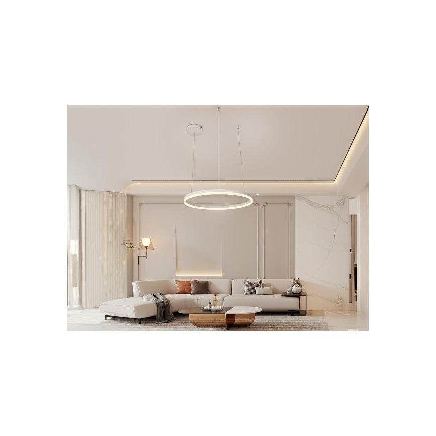 Suspension filaire à intensité variable LED/42W/230V 3000-6500K d. 60 cm + Télécommande