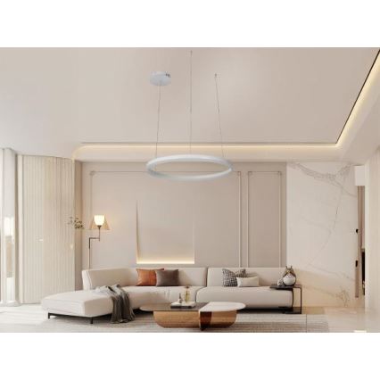 Suspension filaire à intensité variable LED/42W/230V 3000-6500K d. 60 cm + Télécommande