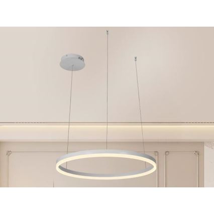 Suspension filaire à intensité variable LED/42W/230V 3000-6500K d. 60 cm + Télécommande