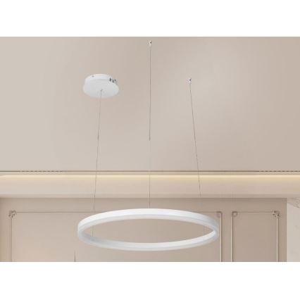 Suspension filaire à intensité variable LED/42W/230V 3000-6500K d. 60 cm + Télécommande