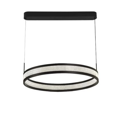 Suspension filaire à intensité variable LED/45W/230V 3000-6500K d. 60 cm noir + Télécommande