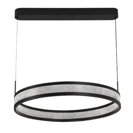 Suspension filaire à intensité variable LED/45W/230V 3000-6500K d. 60 cm noir + Télécommande