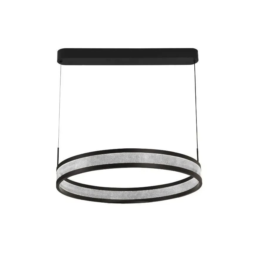 Suspension filaire à intensité variable LED/45W/230V 3000-6500K d. 60 cm noir + Télécommande