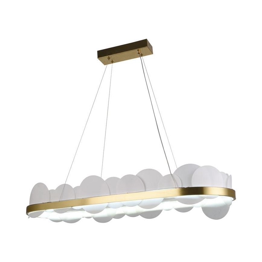 Suspension filaire à intensité variable LED/50W/230V 3000-6500K doré + télécommande