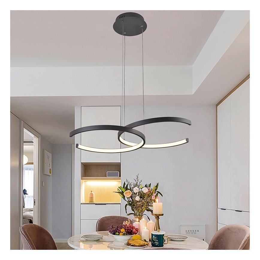 Suspension filaire à intensité variable LED/50W/230V 3000-6500K + Télécommande