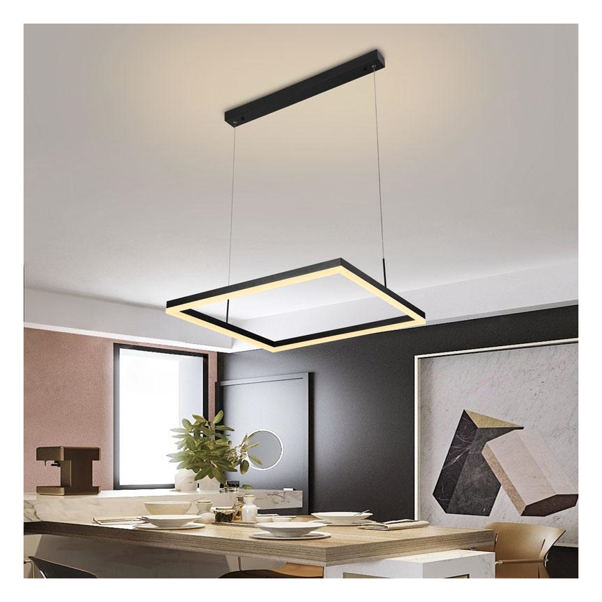 Suspension filaire à intensité variable LED/55W/230V 3000-6500K + télécommande