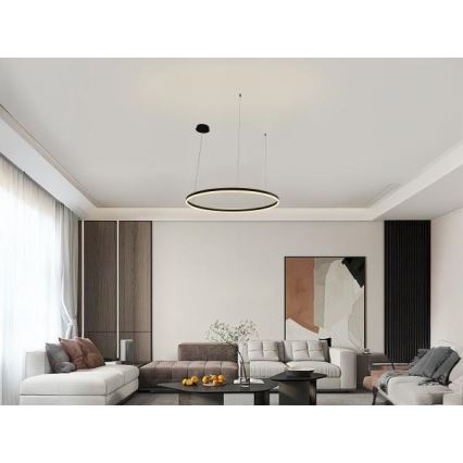 Suspension filaire à intensité variable LED/55W/230V 3000-6500K + Télécommande