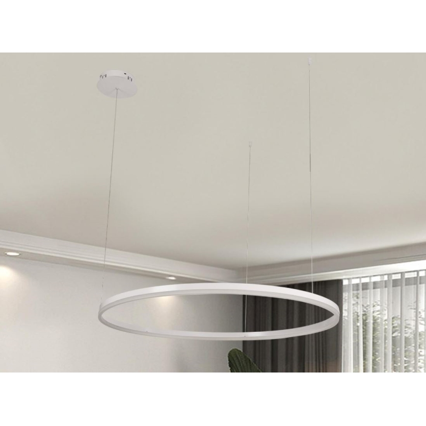 Suspension filaire à intensité variable LED/55W/230V 3000-6500K + Télécommande