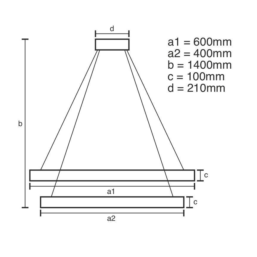 Suspension filaire en cristal à intensité variable LED/65W/230V 3000-6500K chrome brillant + télécommande