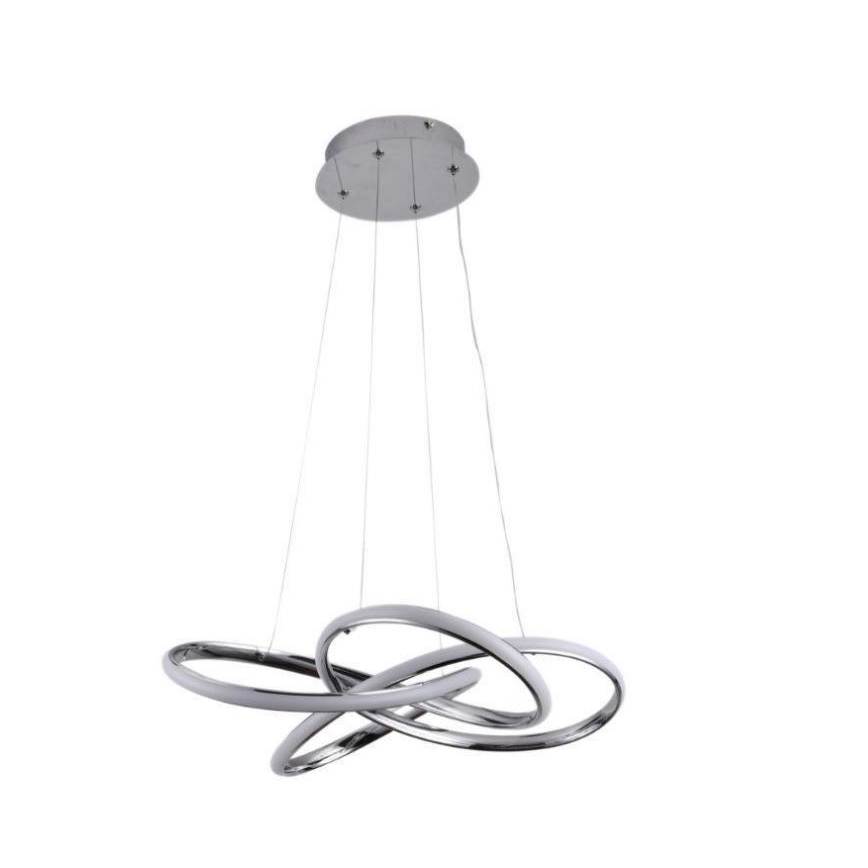 Suspension filaire à intensité variable LED/65W/230V 3000-6500K d. 48 cm gris + Télécommande