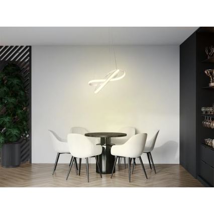 Suspension filaire à intensité variable LED/70W/230V 3000-6500K blanc + télécommande