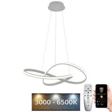 Suspension filaire à intensité variable LED/70W/230V 3000-6500K d. 55 cm + Télécommande