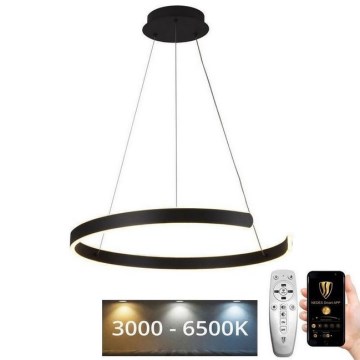 Suspension filaire à intensité variable LED/70W/230V 3000-6500K d. 60 cm + Télécommande