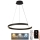 Suspension filaire à intensité variable LED/70W/230V 3000-6500K d. 60 cm + Télécommande