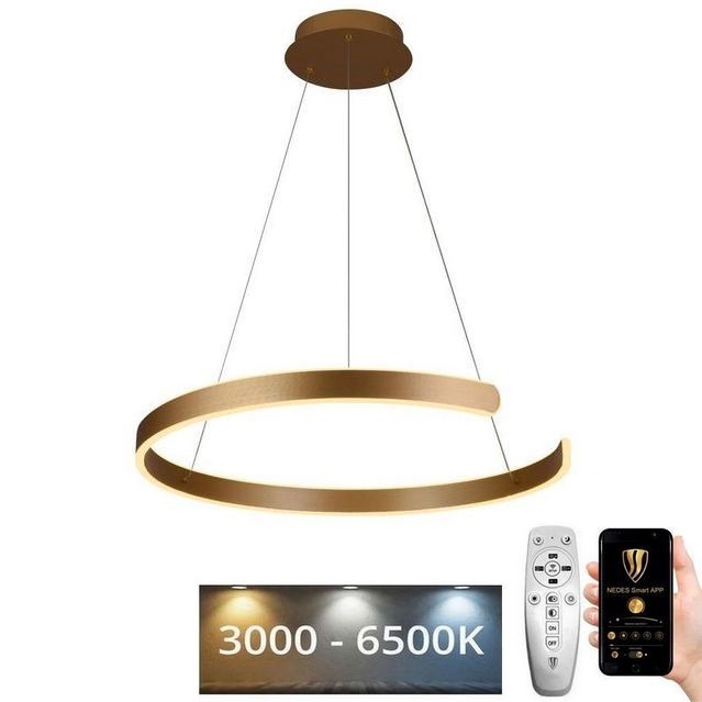 Suspension filaire à intensité variable LED/70W/230V 3000-6500K d. 60 cm + Télécommande
