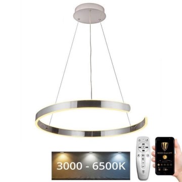 Suspension filaire à intensité variable LED/70W/230V 3000-6500K d. 60 cm + Télécommande