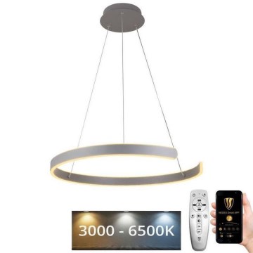 Suspension filaire à intensité variable LED/70W/230V 3000-6500K d. 60 cm + Télécommande